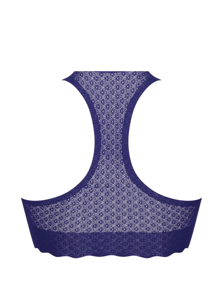 Sloggi ZERO Feel Lace Racerback Top - Royal Blue - Image 2