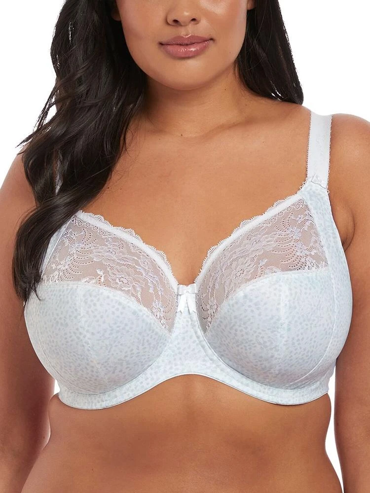 ELOMI Morgan Printed Full Cup Bra - White