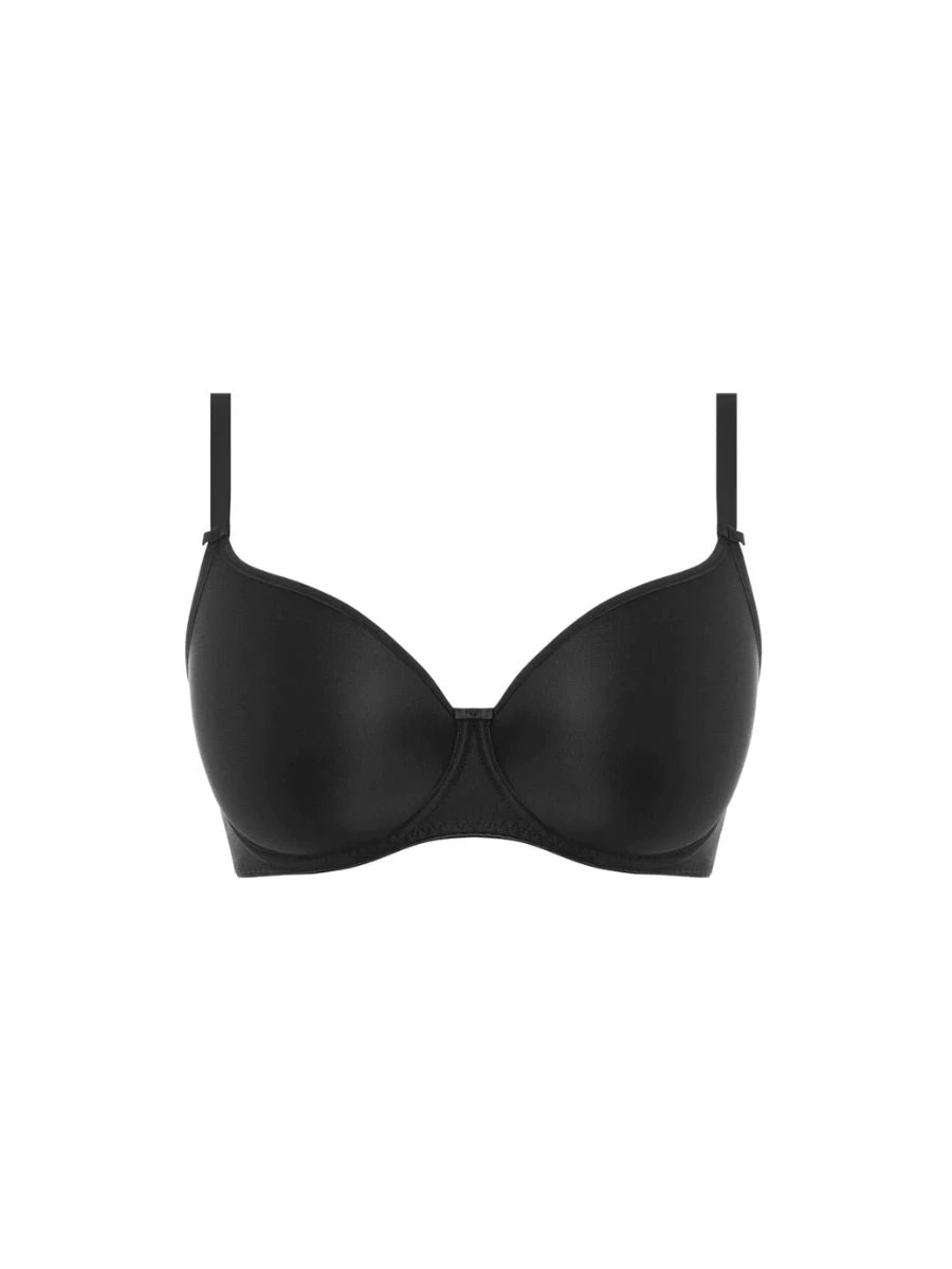 FANTASIE Smoothing Moulded T-Shirt Bra - Black - Image 5