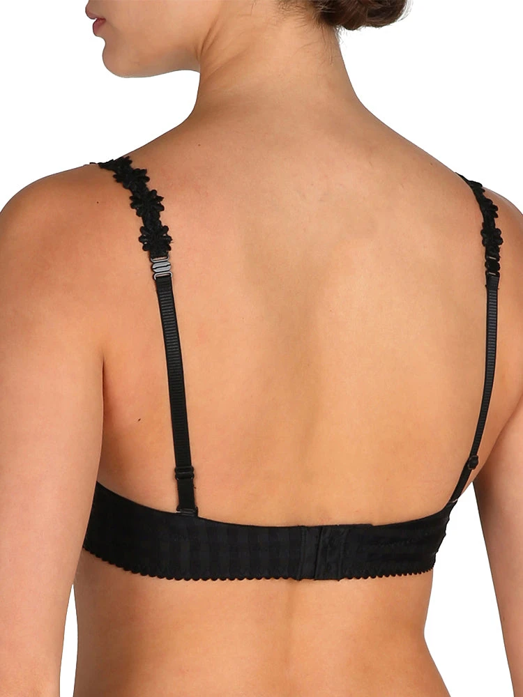 MARIE JO Avero Padded Heartshape Bra - Black - Image 3
