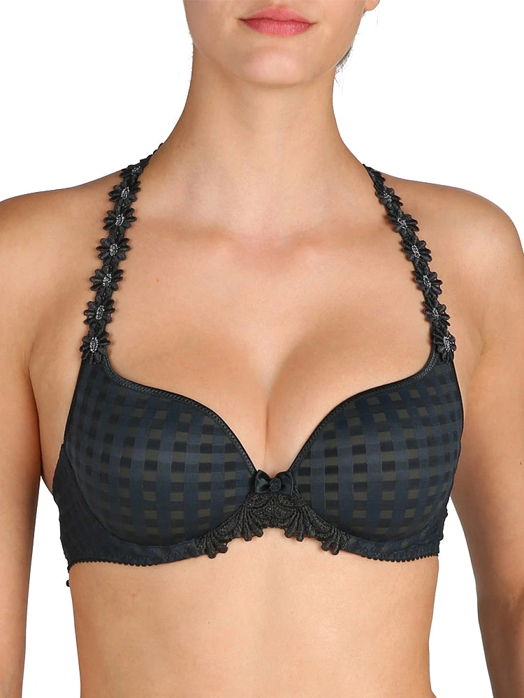 MARIE JO Avero Padded Heartshape Bra - Black - Image 2