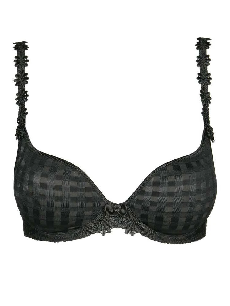 MARIE JO Avero Padded Heartshape Bra - Black - Image 4