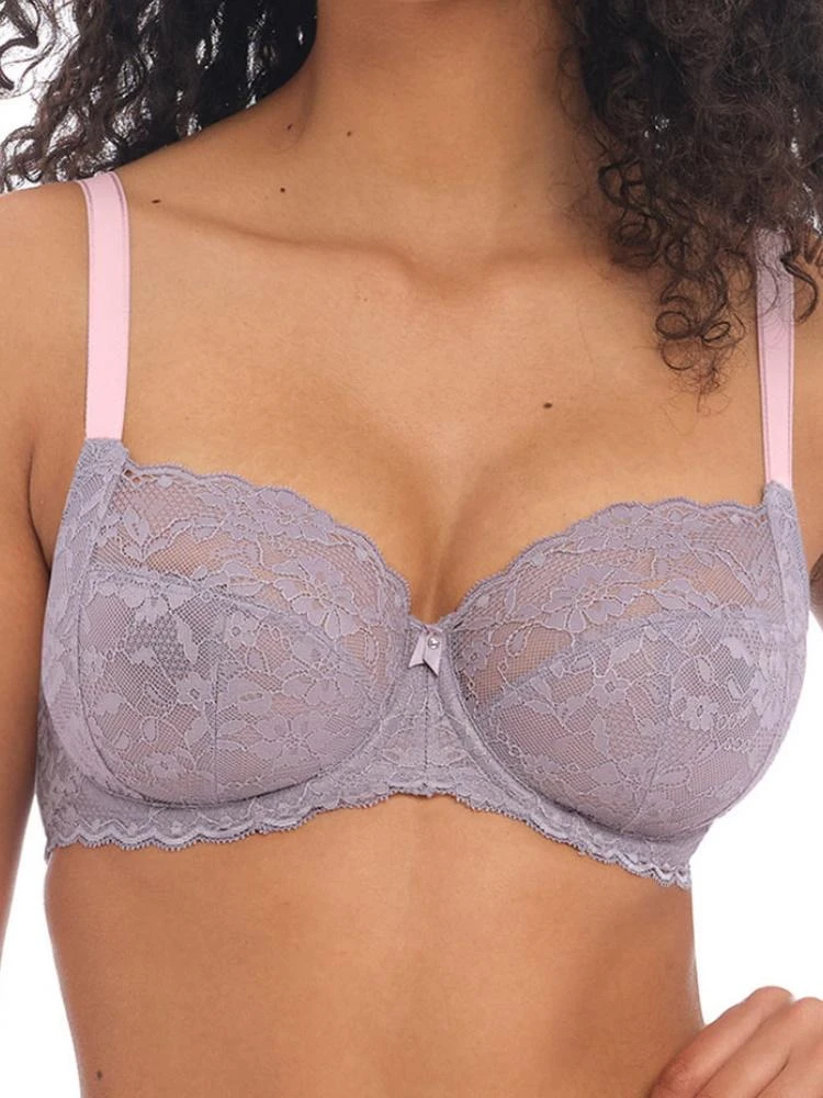 FREYA Offbeat Side Support Bra - Mineral Grey