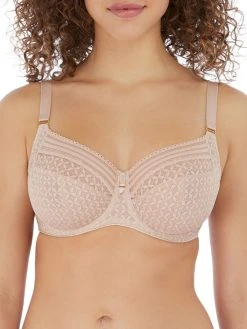 FREYA Viva Lace Side Support Bra - Lace Natural Beige