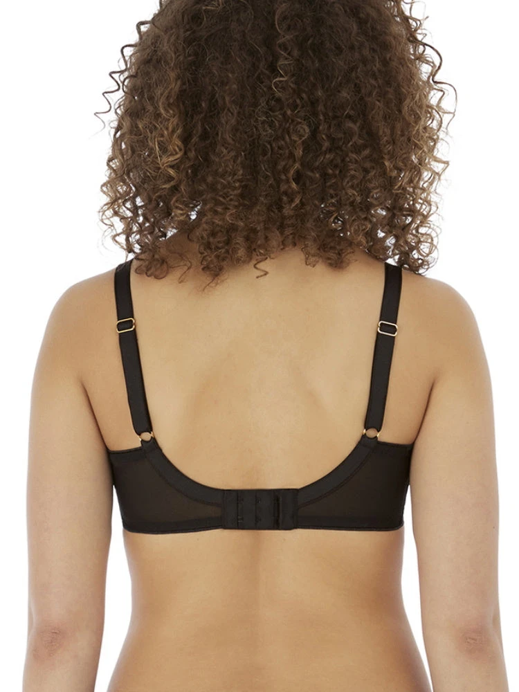 FREYA Viva Lace Side Support Bra - Lace Noir - Image 2