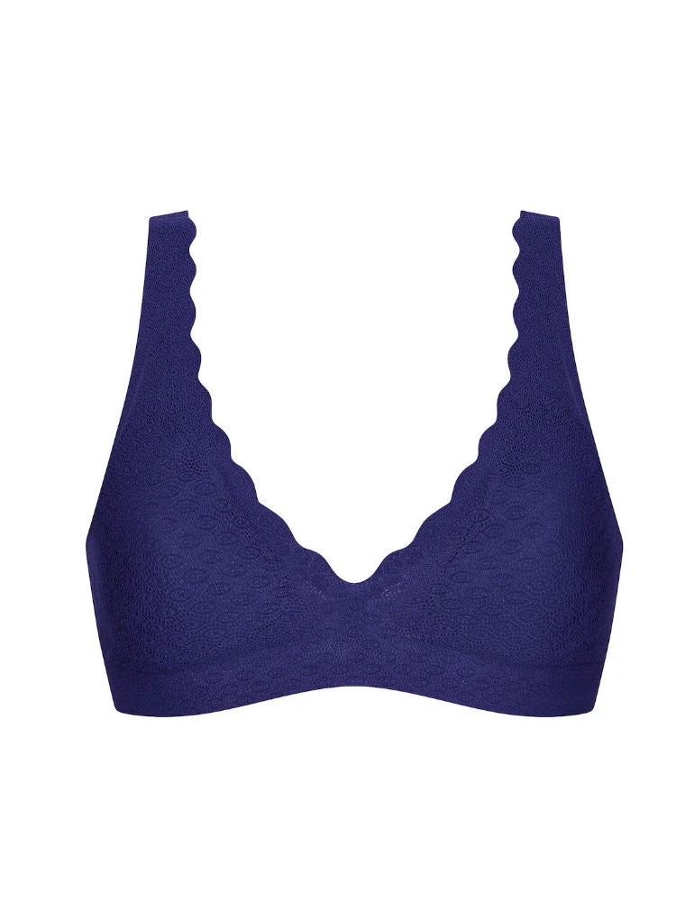 Sloggi ZERO Feel Lace Bralette - Royal Blue - Image 3
