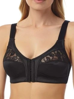 Marlon Front Fastening Bra - Black
