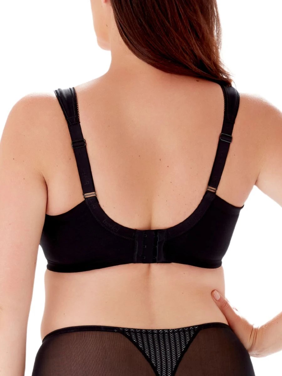 Berlei Beauty Stripe Smoothing Bra - Black/Grey - Image 4