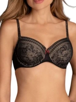 Rosa Faia Fleur Underwired Bra - Black