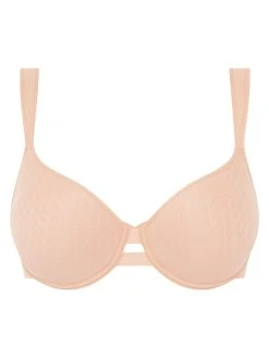 Chantelle Smooth Lines Covering Memory Bra - Golden Beige
