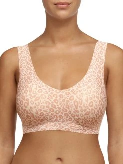 Chantelle SoftStretch Padded Top - Leo Neutral Print
