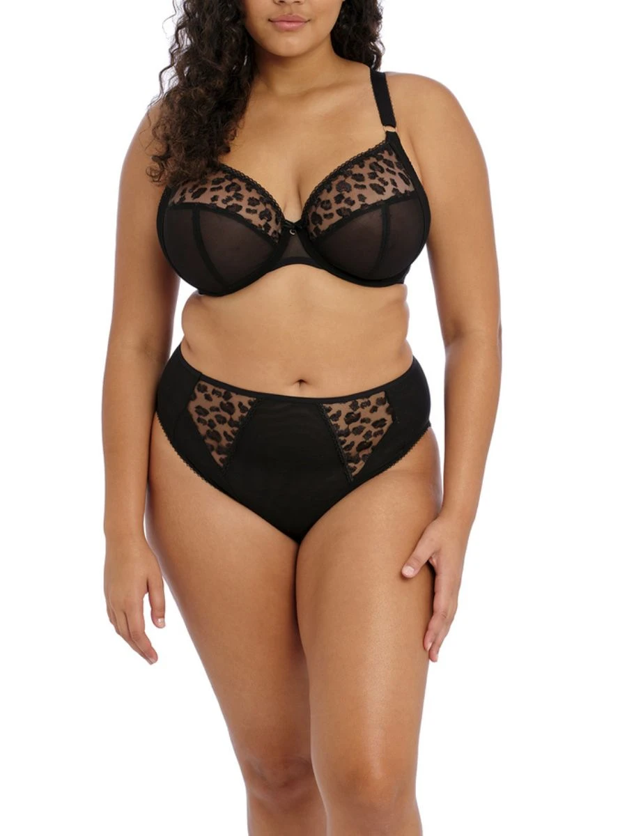ELOMI Namrah Bandless Plunge Bra - Jet - Image 3