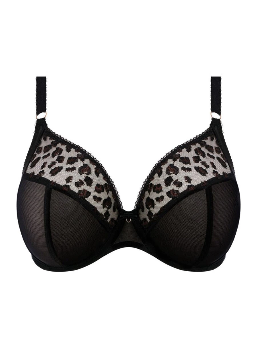 ELOMI Namrah Bandless Plunge Bra - Jet - Image 5