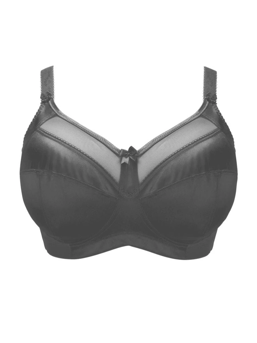 GODDESS Keira Full Cup Wireless Bra - Black - Image 3