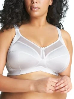 GODDESS Keira Full Cup Wireless Bra - White