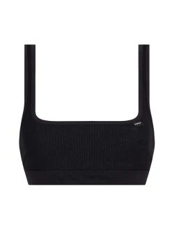 Chantelle Cotton Comfort Bralette - Black