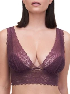 Chantelle Femilet Floral Touch Foam Bra - Plum