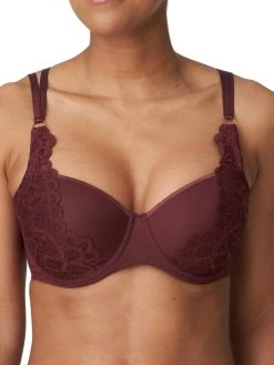 PrimaDonna Twist Twist First Night Padded Balcony Bra - Merlot