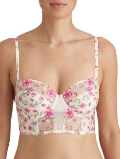 MARIE JO Chen Balcony Bra With Horizontal Seam - Pearled Ivory