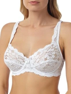 Marlon Underwire Lace Bra - White