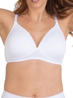 Naturana Moulded Soft Cup Bra - White
