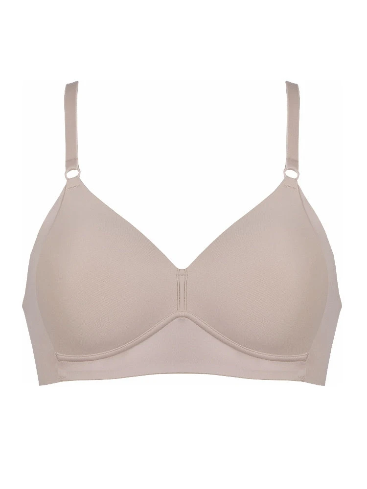 Naturana Padded Soft Cup Bra - Light Beige - Image 3