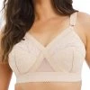 Playtex Cross Your Heart Lace Full Cup Soft Bra - Beige