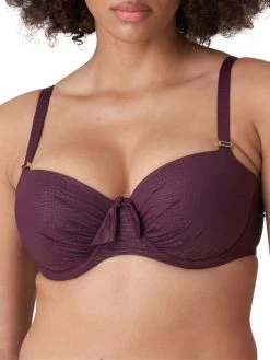 PRIMADONNA Dalyan Balcony Bikini Top - Wine