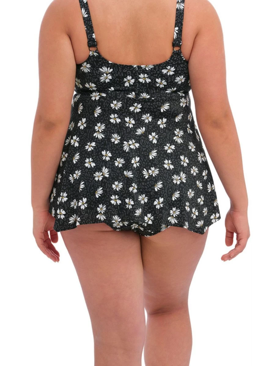 ELOMI Plain Sailing Tankini - Black Daisy - Image 4