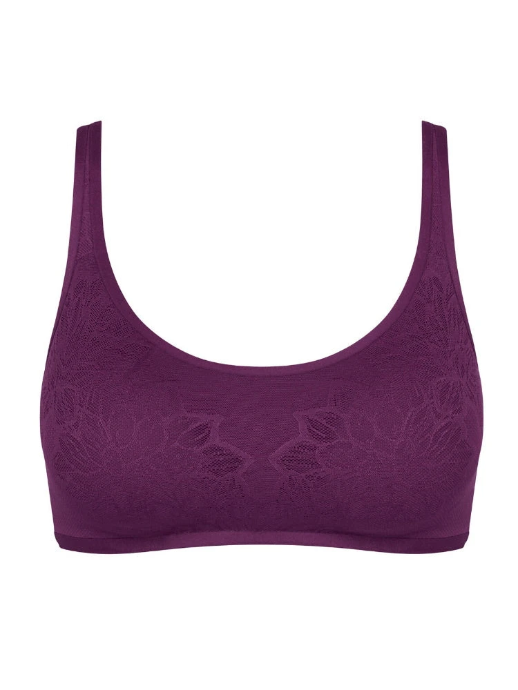 Triumph Fit Smart P Soft Cup Bra - Crushed Berry - Image 3