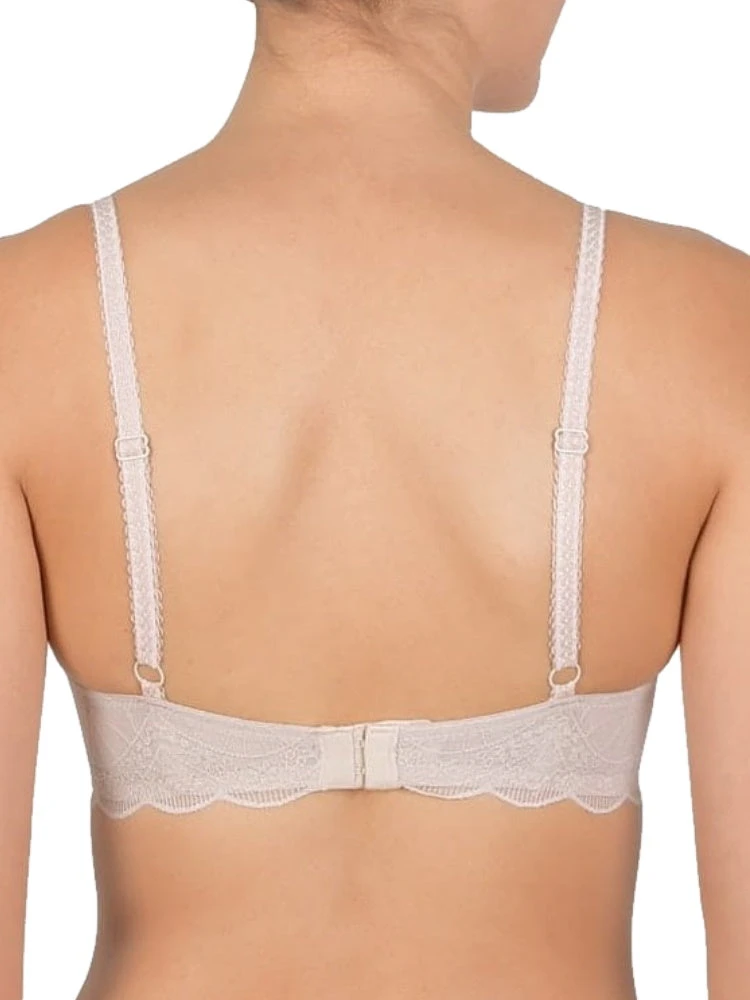 Naturana Lace Padded Soft Cup Bra - Light Beige - Image 2