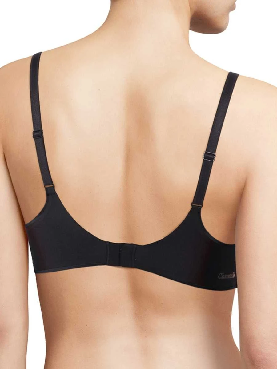Chantelle Essentiall Wirefree Triangle T-Shirt Bra - Black - Image 2