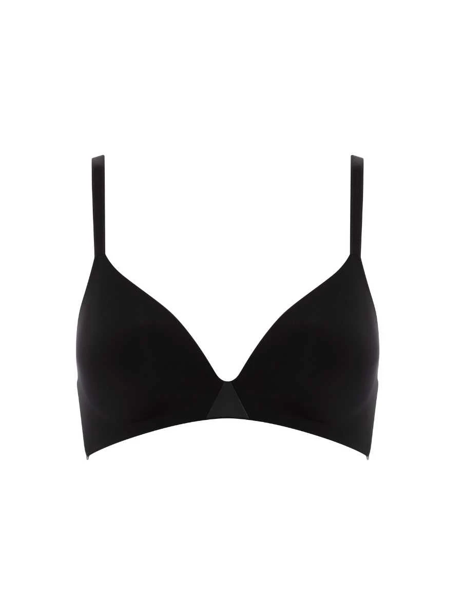 Chantelle Essentiall Wirefree Triangle T-Shirt Bra - Black - Image 4