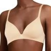 Chantelle Essentiall Wirefree Triangle T-Shirt Bra - Golden Beige