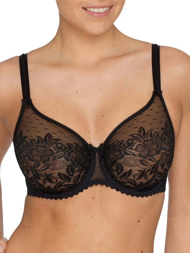 PRIMADONNA Divine Non Padded Seamless Full Cup Bra - Black