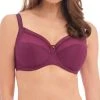 FANTASIE Fusion Full Cup Side Support Bra - Black Cherry