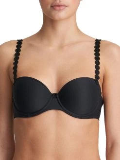 MARIE JO Tom Padded Balcony Bra - Charcoal