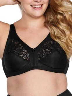 Naturana Full Cup Non Wired Bra - Black