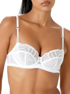 Gossard Fiesta Balcony Bra - White Sparkle
