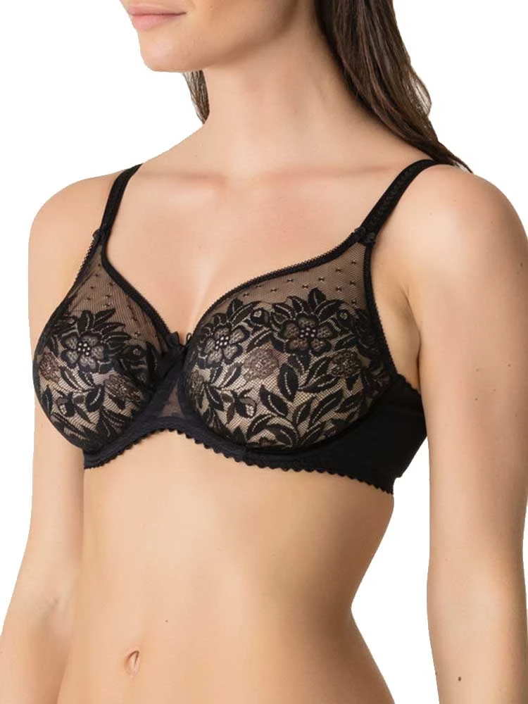 PRIMADONNA Divine Non Padded Seamless Full Cup Bra - Black - Image 2